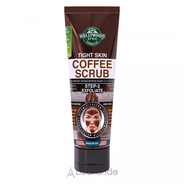 Hollywood Style Tight Skin Coffee Scrub ����� ��� ��������� �������� ������� � ���������� �������� �� ����