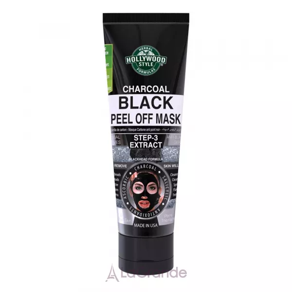 Hollywood Styl Charcoal Black Peel Off Mask �����-���� ��� ������� � ����������� �������
