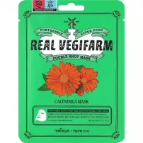 Fortheskin Super Food Real Vegifarm Double Shot Mask Calendula ����� ��� ���� � ���������� ���������