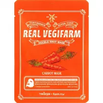 Fortheskin Super Food Real Vegifarm Double Shot Mask Carrot ����� ��� �������������� ���� ���� � ���������� �������