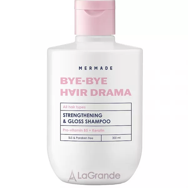 Mermade Keratin & Pro-Vitamin B5 Strengthening & Gloss Shampoo ������� ��� �������� �� ����� �������