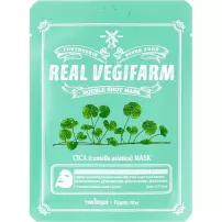 Fortheskin Super Food Real Vegafarm Double Shot Mask Cica ����� ��� �������������� ���� ���� � ���������� ��������
