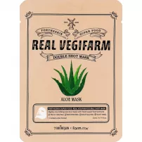 Fortheskin Super Food Real Vegifarm Double Shot Mask Aloe ������������� ����� ��� ���� � ���������� ����