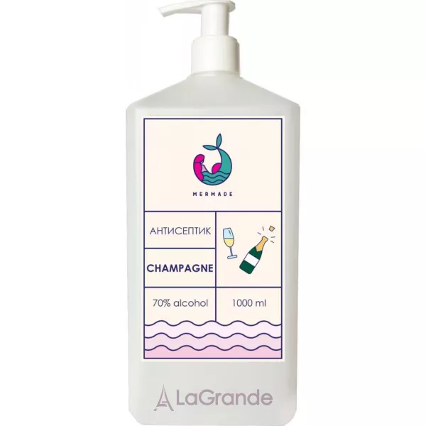 Mermade Champagne 70% Alcohol Hand Antiseptic ���������� ��� ���