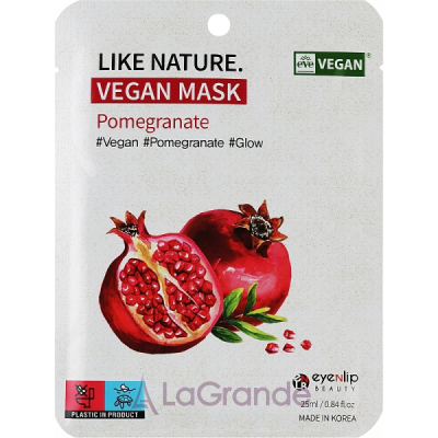 Eyenlip Like Nature Vegan Mask Pomegranate      