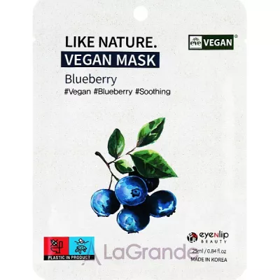 Eyenlip Like Nature Vegan Mask Blueberry       