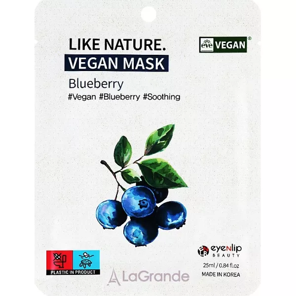 Eyenlip Like Nature Vegan Mask Blueberry �������� ����� ��� ���� � ���������� �������