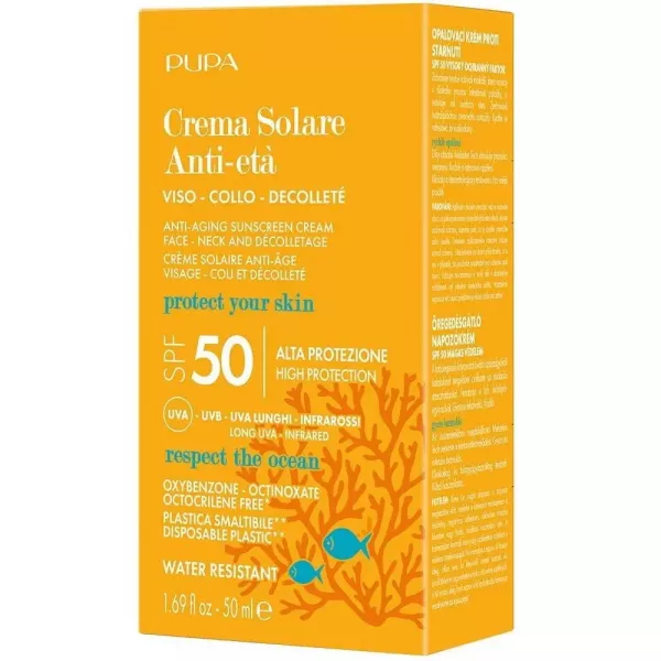 Pupa Anti-Aging Sunscreen Cream High Protection SPF 50 �������������� �������������� ����