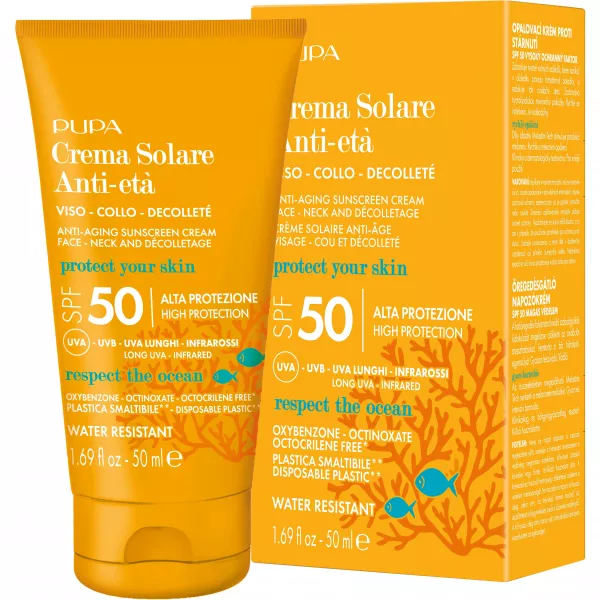 Pupa Anti-Aging Sunscreen Cream High Protection SPF 50 �������������� �������������� ����