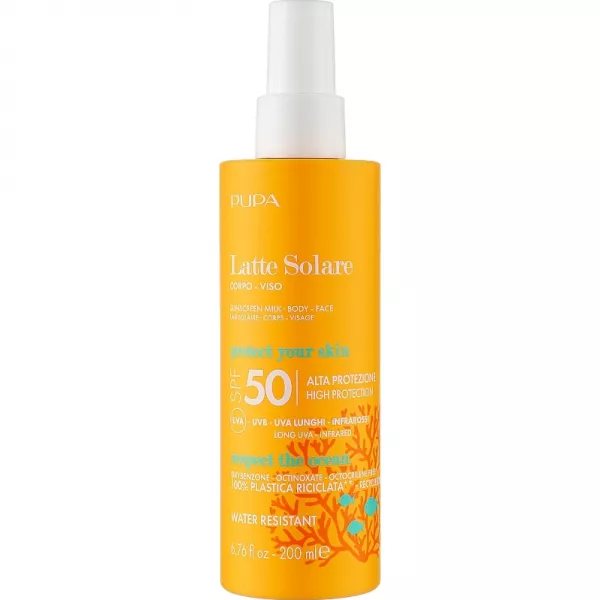 Pupa Sunscreen Milk High Protection SPF 50 �������������� ������� ��� ���� � ����