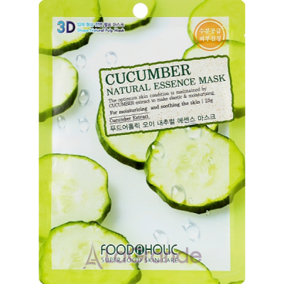Food a Holic Natural Essence Mask Cucumber  3D    