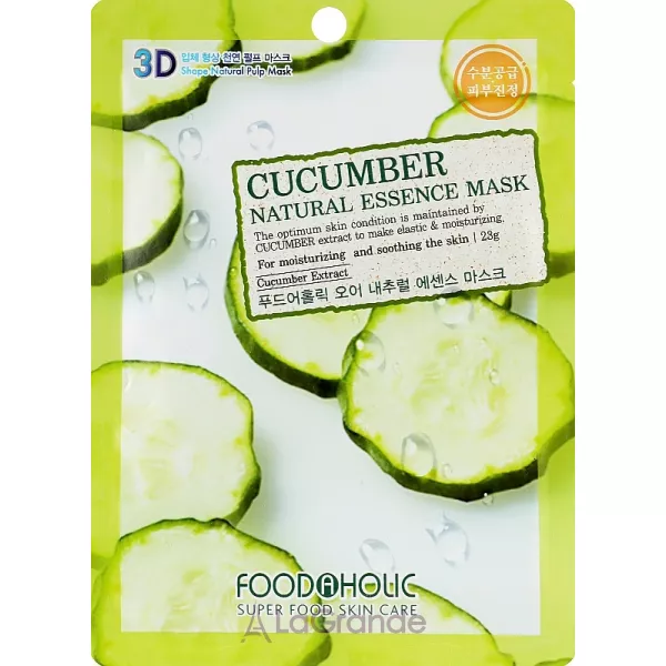 Food a Holic Natural Essence Mask Cucumber �������� 3D ����� ��� ������� 