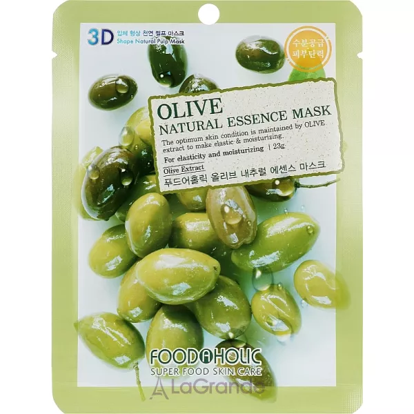Food a Holic Natural Essence Mask Olive �������� 3D ����� ��� ������� � ���������� �����