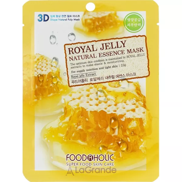 Food a Holic Natural Essence Mask Royal Jelly �������� 3D ����� ��� ������� 