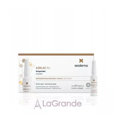 SesDerma Laboratories Azelac Ru Depigmenting Ampoules    