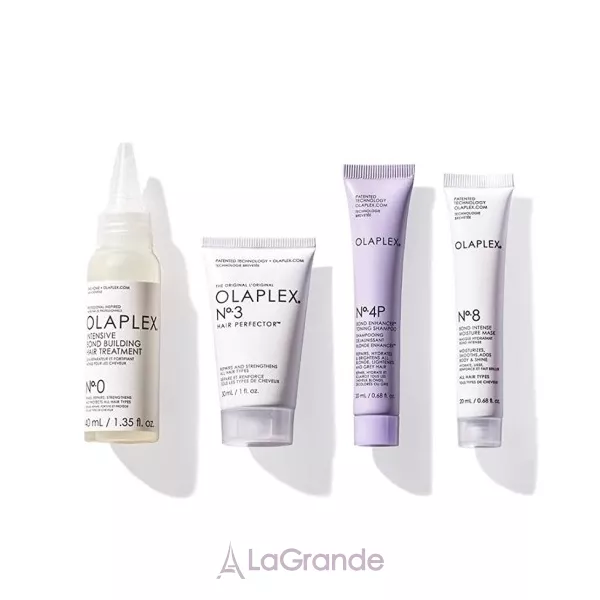 Olaplex Unbeakable Blondes Mini Kit ���� ������� ��� ������ (elixir/40ml + elixir/30ml + shm/20ml + mask/20ml)