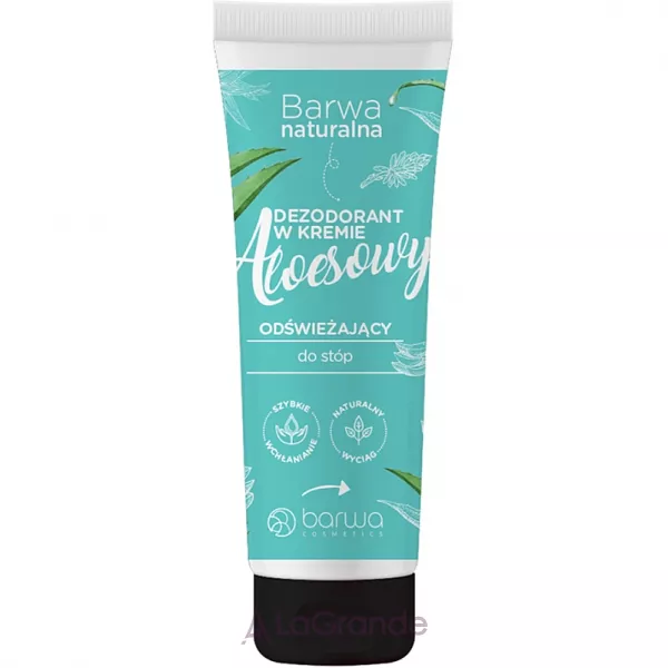 Barwa Balnea Refreshing Foot Deodorant Cream With Aloe Vera ������������ ����������-���� ��� ���, � ���������� ���