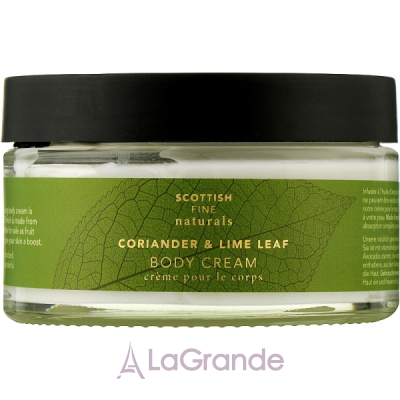 Scottish Fine Soaps Naturals Coriander & Lime Leaf Body Cream    