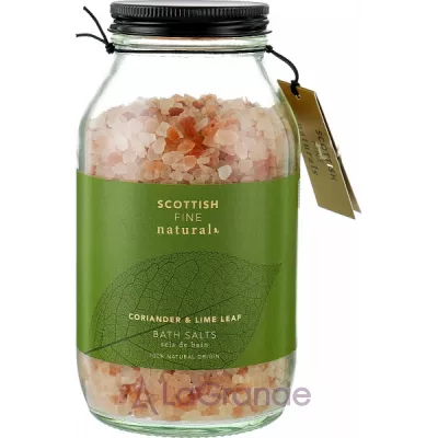 Scottish Fine Soaps Naturals Coriander & Lime Leaf Bath Salts    