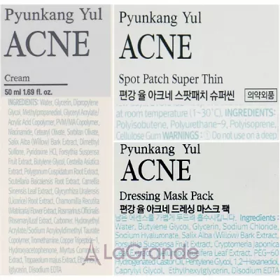 Pyunkang Yul Acne (cream/50ml + mask/18g + patch/15pc)     