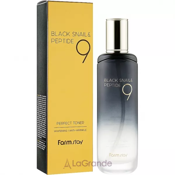 FarmStay Black Snail & Peptide 9 Perfect Toner ��������������� ����� � ������� ������� ������� � ���������