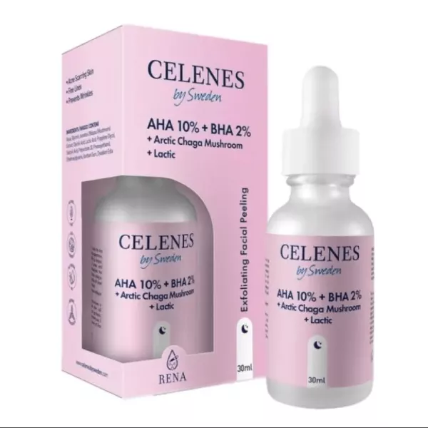 Celenes  aha + bha + lactic + arctic chaga mushroom ϳ���-��������� � ��������� aha+bha+lactic+arctic chaga mushroom