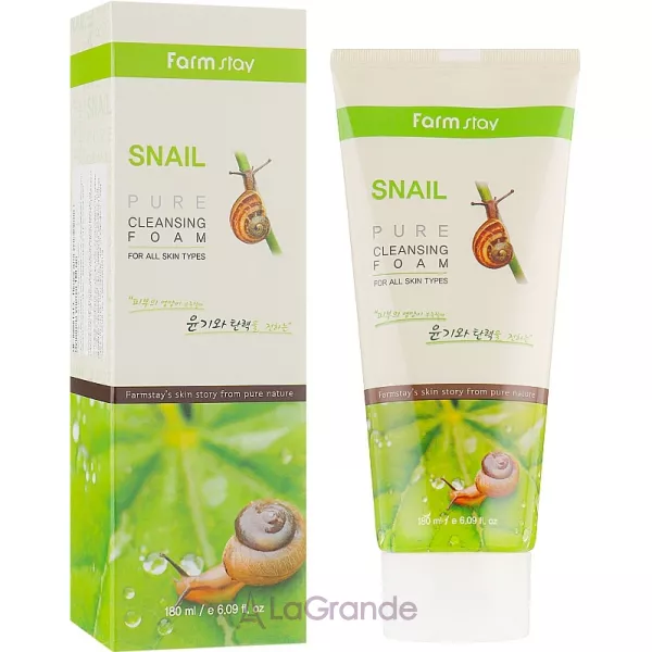 FarmStay Snail Pure Cleansing Foam ��������� ����� ��� ���� � ������� ������