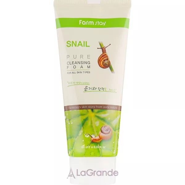 FarmStay Snail Pure Cleansing Foam ��������� ����� ��� ���� � ������� ������