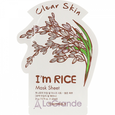 Tony Moly I'm Real Rice Mask Sheet    