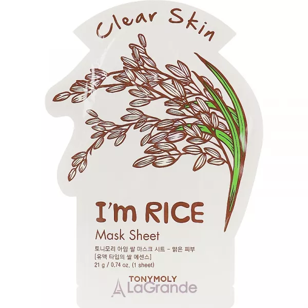Tony Moly I'm Real Rice Mask Sheet �������� ����� ��� ����