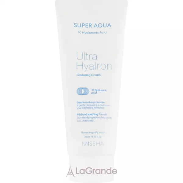 Missha Super Aqua Ultra Hyalron Cleansing Cream ������������ ���� ��� ������� � ����������� ��������