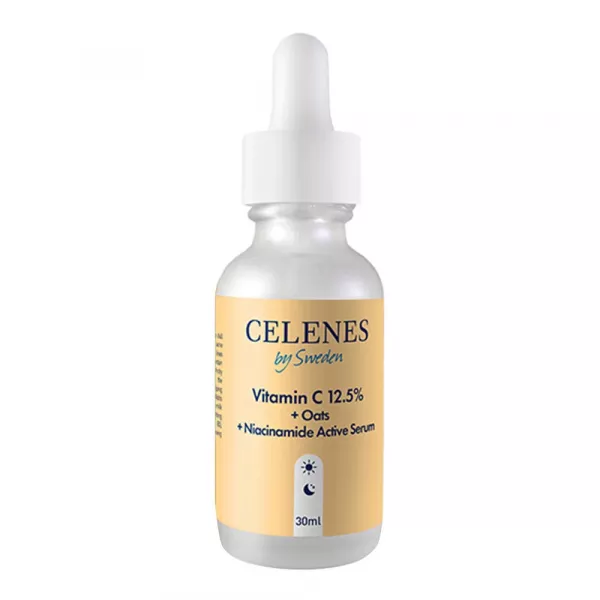 Celenes Vitamin C 12,5% + Oats + Niacinamide Active Serum ��������� � ������� � 12.5% + OATS + ���������