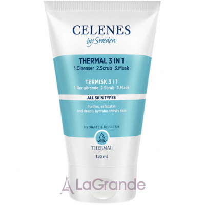 Celenes Thermal 3in1 Cleanse-Scrub-Mask   - 31
