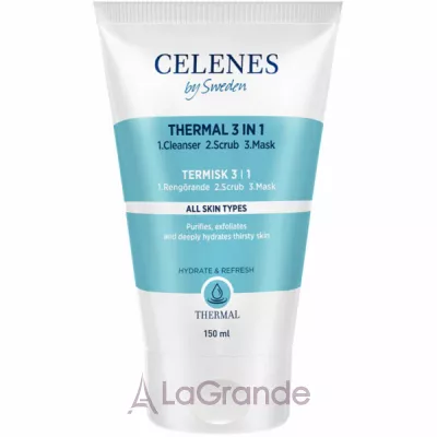 Celenes Thermal 3in1 Cleanse-Scrub-Mask   - 31