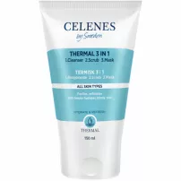 Celenes Thermal 3in1 Cleanse-Scrub-Mask ���������� ������������� ������-����� 3�1