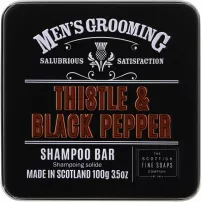 Scottish Fine Soaps Mens Grooming Thistle & Black Pepper Shampoo Bar ������� ��� ������� "���������� � ������ ������"