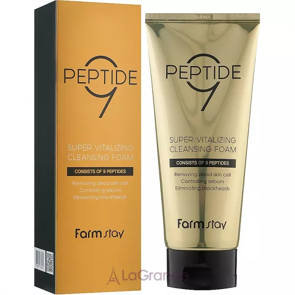 Farmstay Peptide 9 Super Vitalizing Cleansing Foam ����� ��� �������� ���� � ���������