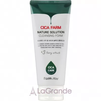 FarmStay Cica Farm Nature Solution Cleansing Foam ϳ     