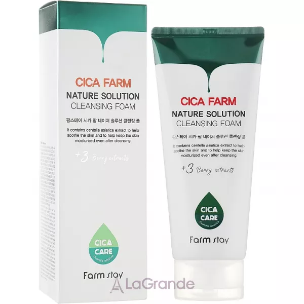 FarmStay Cica Farm Nature Solution Cleansing Foam ϳ��� ��� �������� � �������� ���������