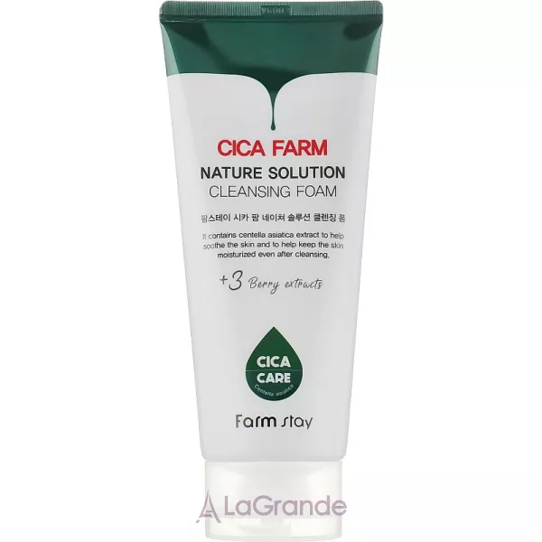 FarmStay Cica Farm Nature Solution Cleansing Foam ϳ��� ��� �������� � �������� ���������
