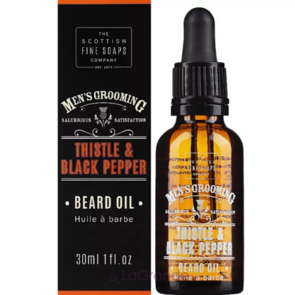 Scottish Fine Soaps Men's Grooming Thistle & Black Pepper Beard Oil ��� ��� ������