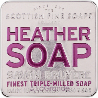 Scottish Fine Soaps Heather Soap In A Tin  