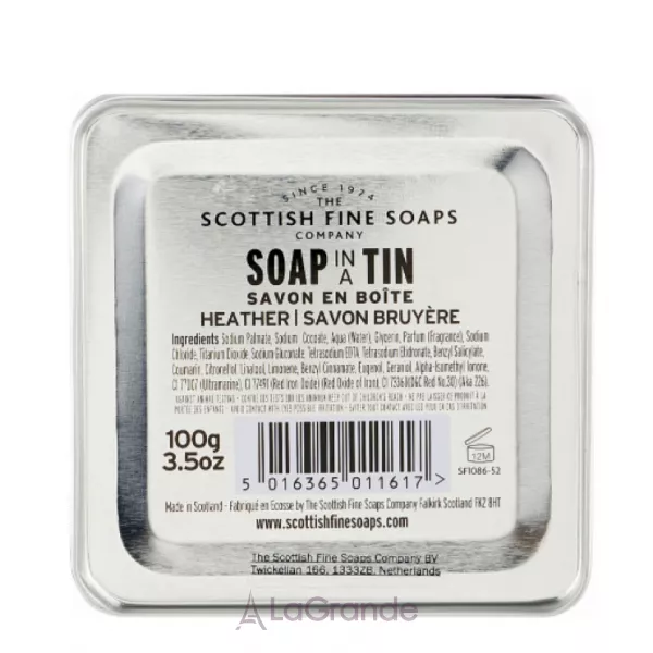 Scottish Fine Soaps Heather Soap In A Tin ���� 