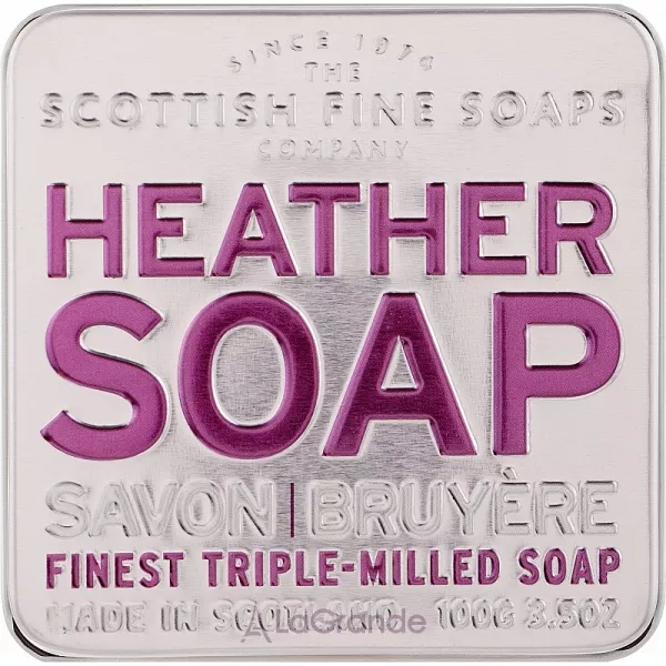 Scottish Fine Soaps Heather Soap In A Tin ���� 