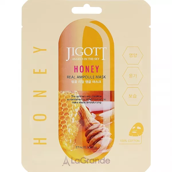 Jigott Real Ampoule Mask Honey �������� ����� � ���������� ����