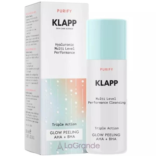 Klapp Multi Level Performance Purify Triple Action Glow Peeling With AHA + BHA ����������� ���� ��� ����� ����