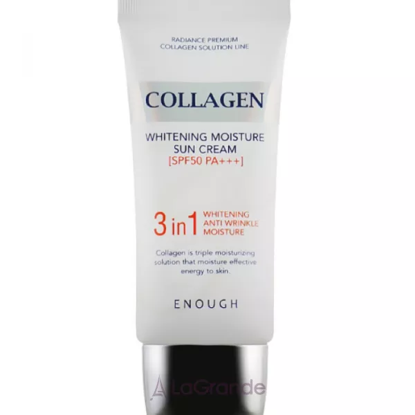 Enough Collagen 3in1 Whitening Moisture Sun Cream SPF50 PA+++ ������������� ���� ��� ������� � �������� ���������