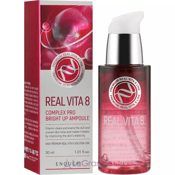 Enough Real Vita 8 Complex Pro Bright Up Ampoule ��������� ��� ���� � ���������� ���������