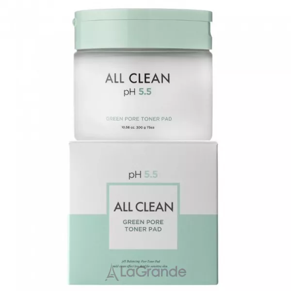 Heimish All Clean pH 5.5 Green Pore Toner Pad ��������� �����-���� ��� ���� (75 ��.)