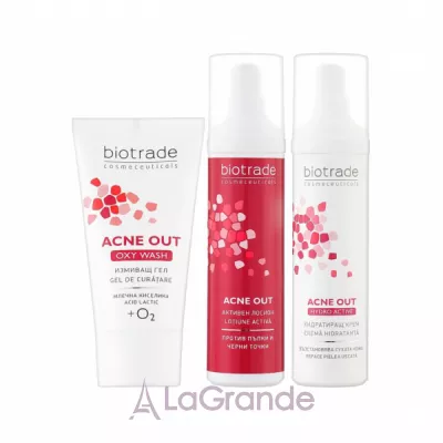 Biotrade Acne Out (gel/50ml + lotion/60ml + cr/60ml)  